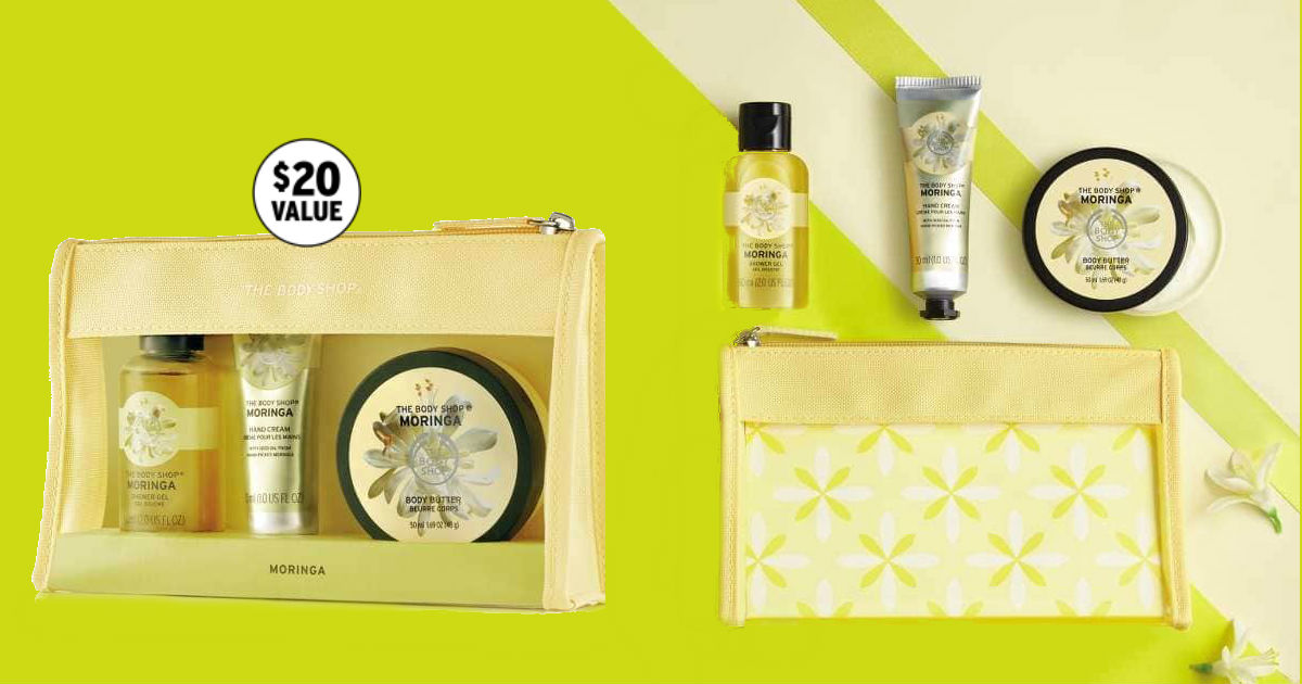 $7.53 (Reg. $15) Body Shop Moringa Gift Set - Mother's Day Gift