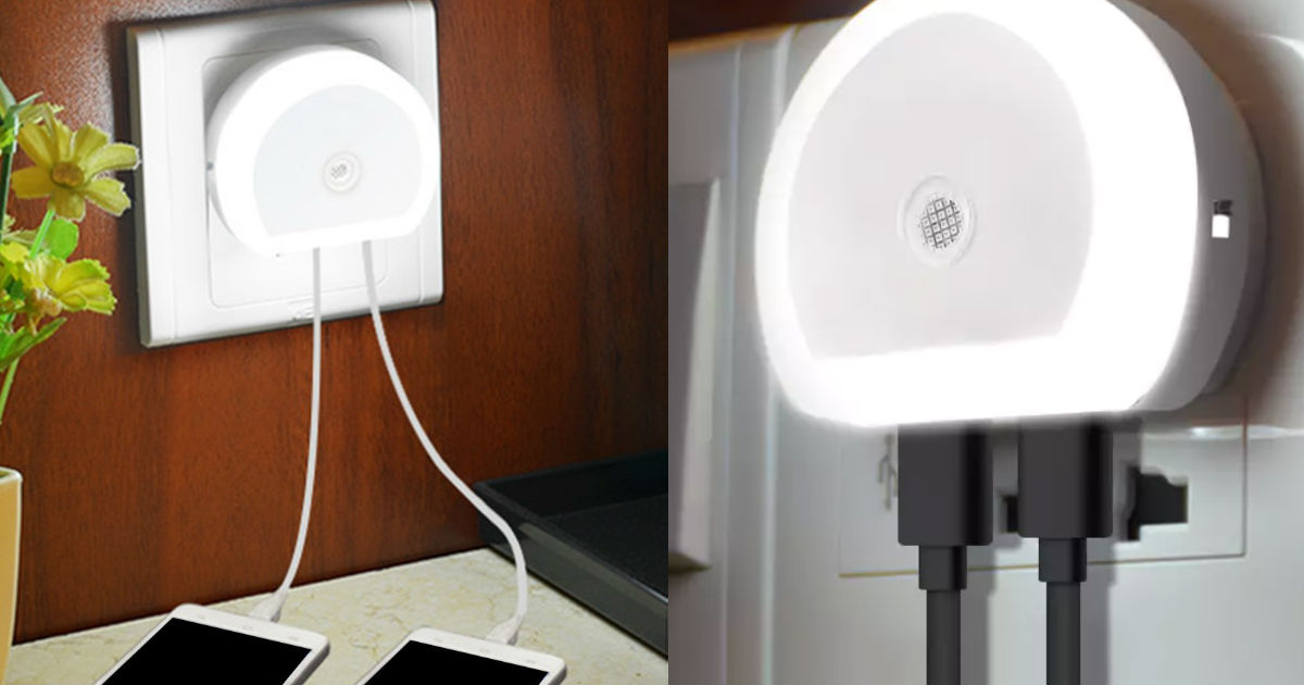 $0.99 + Free Shipping USB Charger + LED Night Light