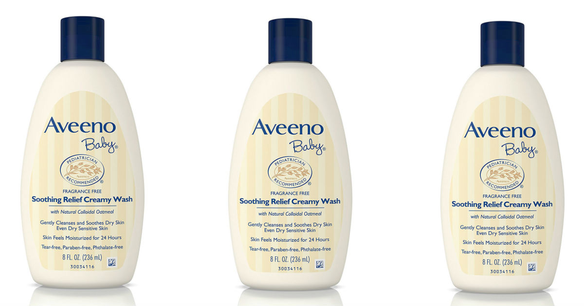 $2.97 (Reg. $5) Aveeno Baby Soothing Relief Cream Wash