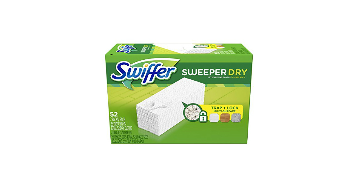 Swiffer Sweeper Dry Pads at Amazon