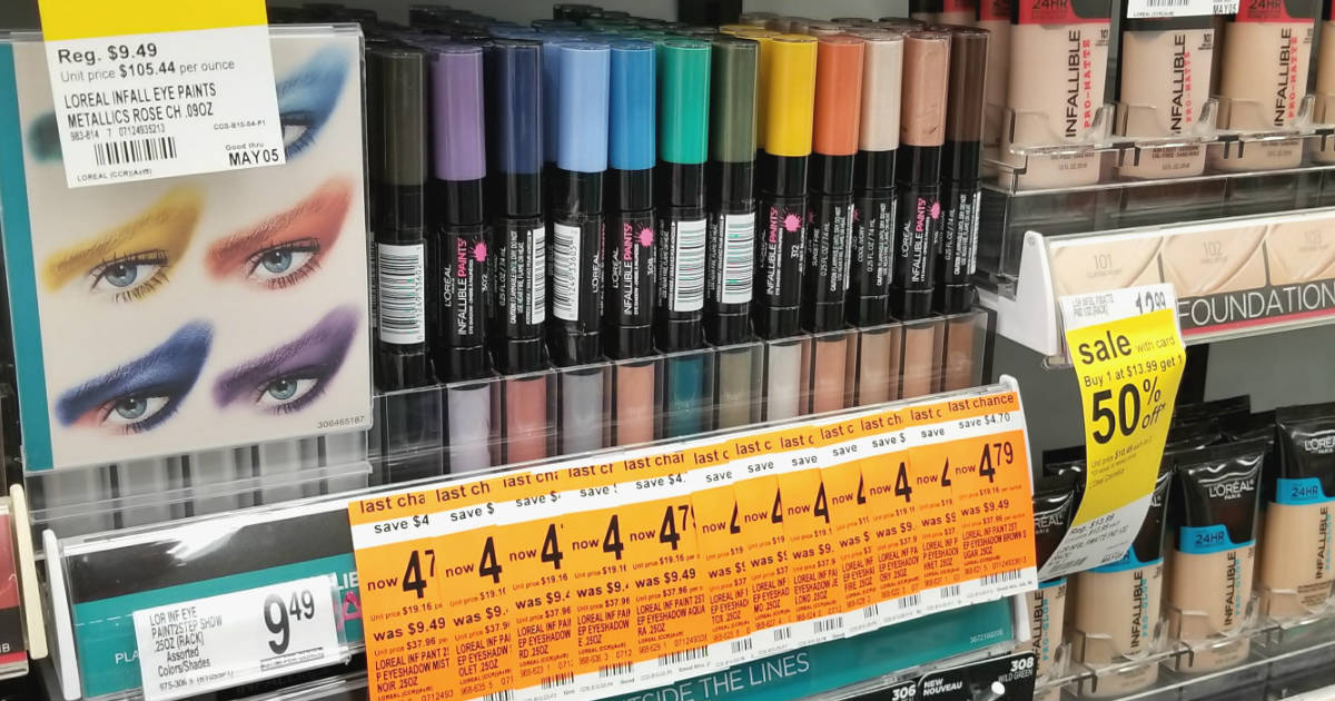 L'Oreal Infallible Eye Paints deal at Walgreens