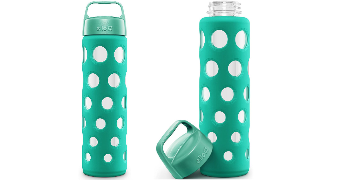 $4.94 (Reg. $16) Ello Pure BPA-Free Glass Water Bottle 