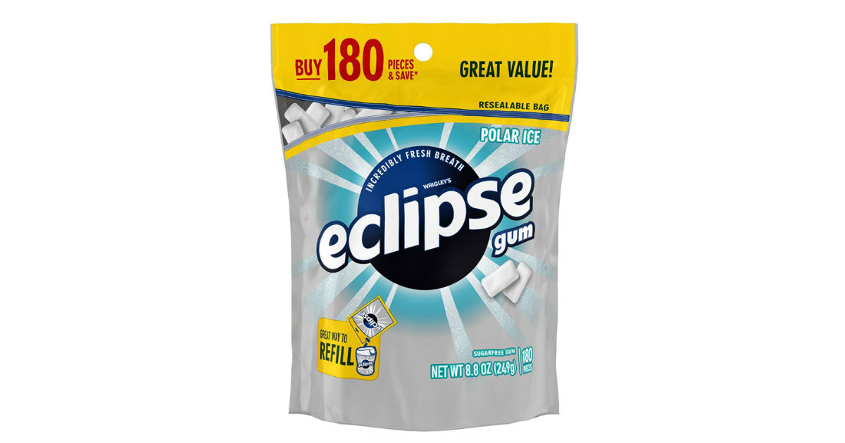 $4.47 for 180-Piece Eclipse Sugar Free Gum (Polar Ice)