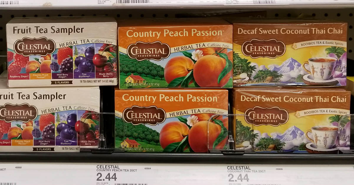 Celestial Seasonings Tea Only 1 24 At Target Printable Coupons