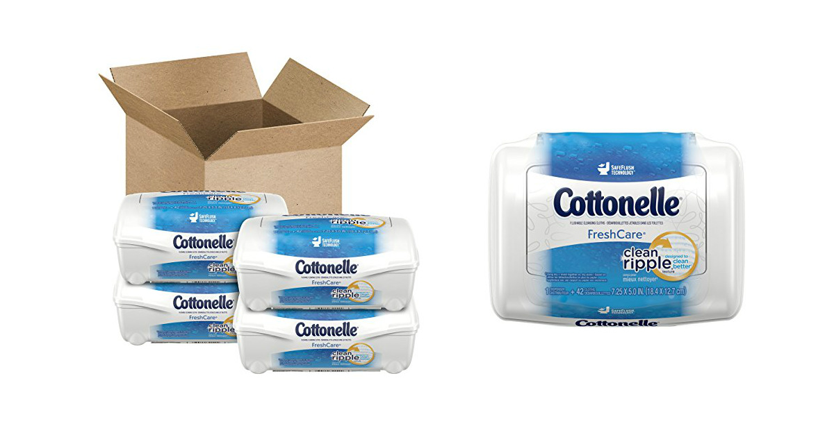 Cottonelle Flushable Wipes Only 1.56 per Tub on Amazon Daily Deals