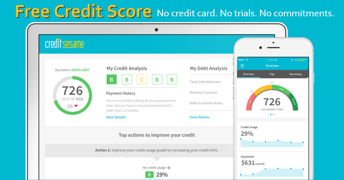 FREE Credit Score and Monthly.