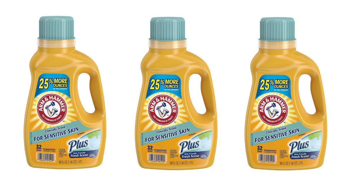 Arm n Hammer Sensitive Laundry detergent deal at Walgreens