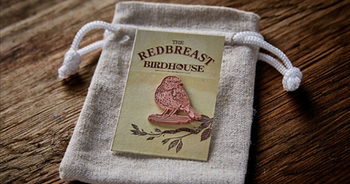 FREE Redbreast Birdhouse Pin