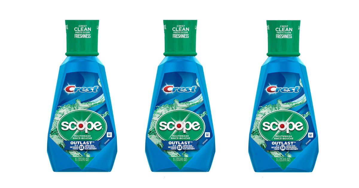 Crest Scope Mouthwash deal at Amazon