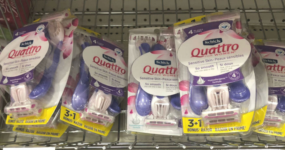 Schick Quattro deal at Target