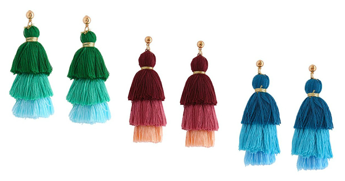 Tassel Earrings deal on Amazon