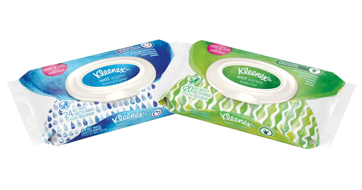 Kleenex Wet Wipes Only $0.50 at CVS After Rebate