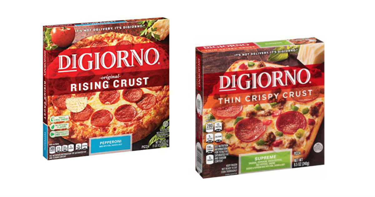 DiGiorno Frozen Pizza ONLY $3.50 at Walmart with Ibotta