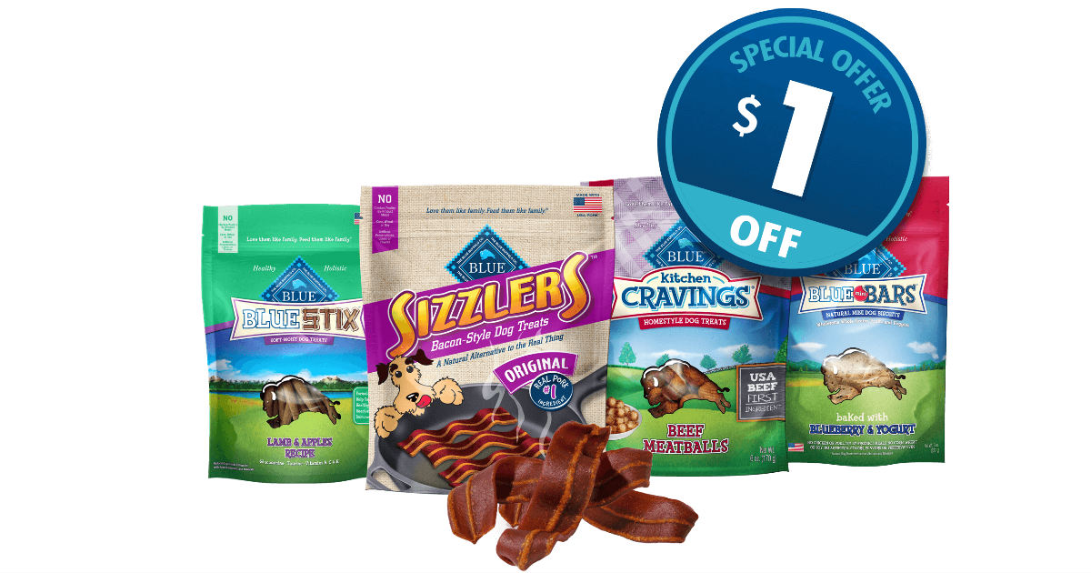 Get a Blue Buffalo Dog Treats 1 Off Coupon Printable Coupons