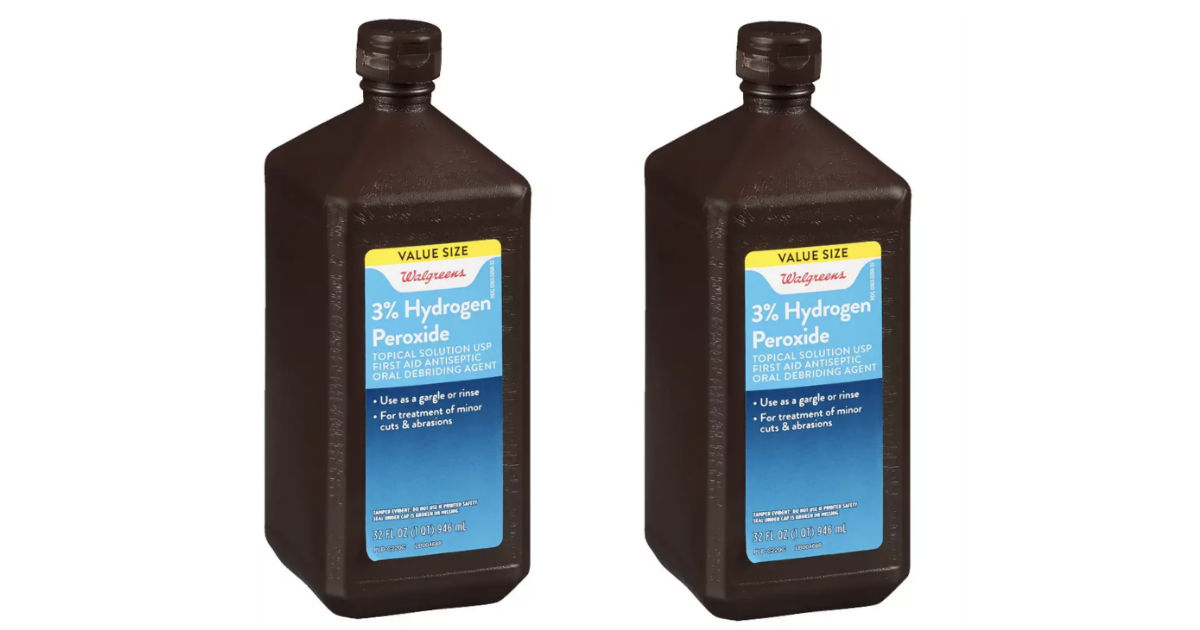 Free Walgreens 3% Hydrogen Peroxide after points at Walgreens