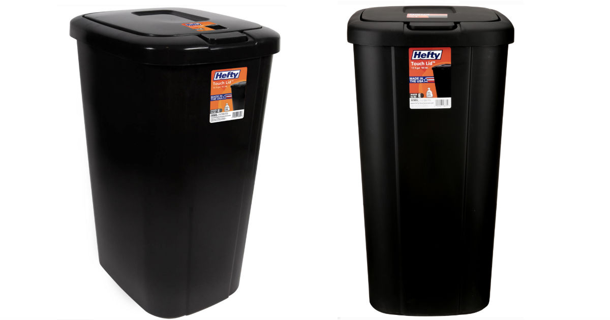 Hefty 13.3-Gallon Trash Can at Walmart