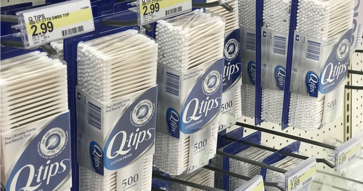 QTips 500ct Packs ONLY 1.74 After Target Gift Card Daily Deals