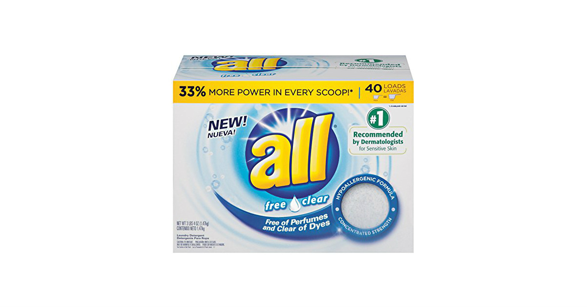 All Free & Clear laundry detergent deal at Amazon