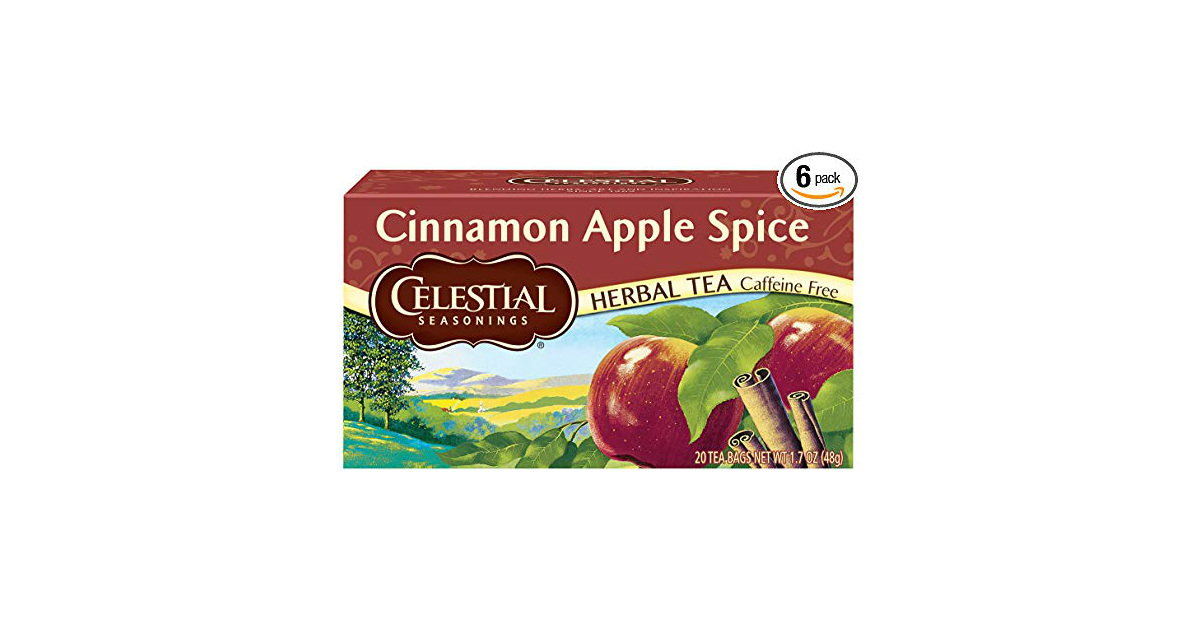 Celestial Seasonings Cinnamon Apple Tea $1.74 Each at Amazon - Deals ...