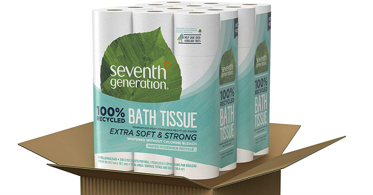 $15.48 (Reg $27)Shipped 48-Count Seventh Generation Toilet Paper