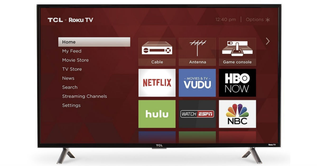 TCL 40-Inch Roku Smart LED TV ONLY $194.99 Amazon Prime Day