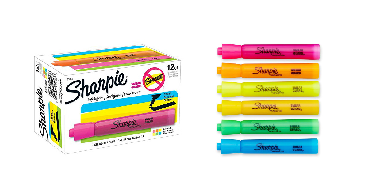 Sharpie Highlighters 12-Count Only $5.39 (Reg. $13)