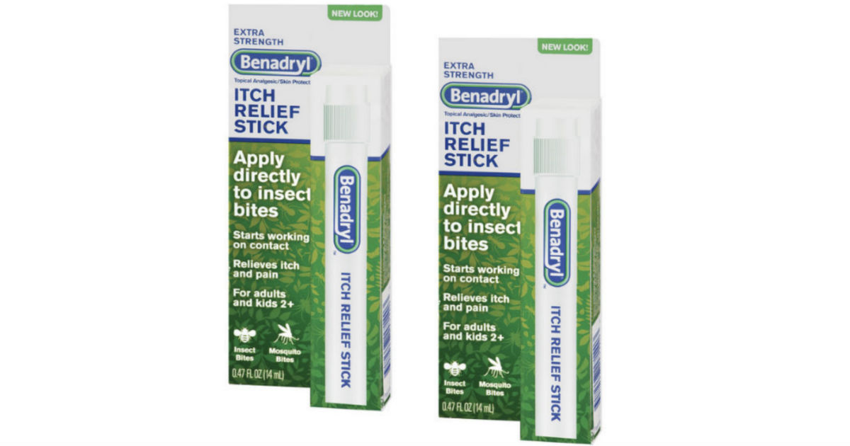 Benadryl Itch Relief Stick ONLY $1.38 at Walmart