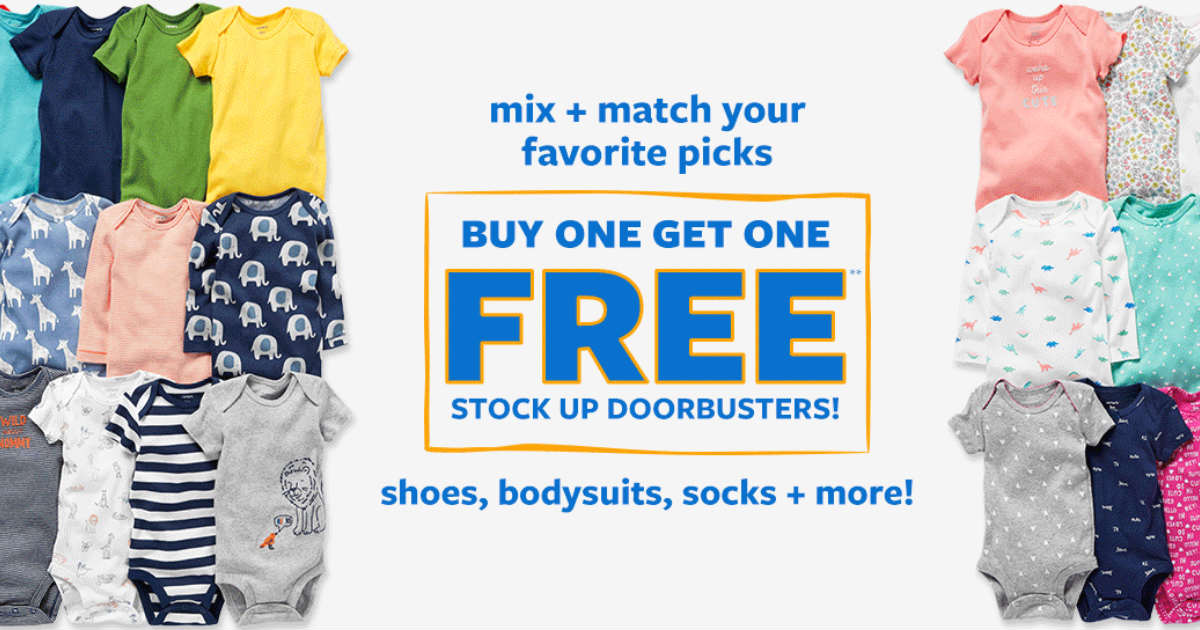 Carter's BOGO FREE + Free Shipping coupon code