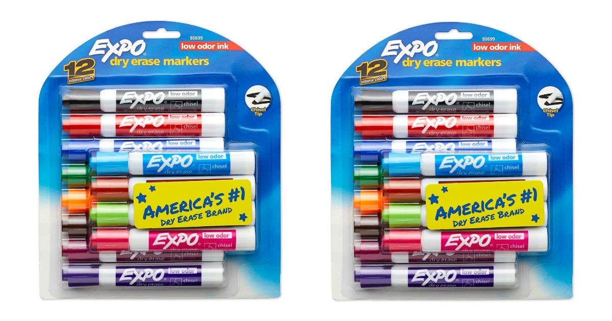 Expo Dry Erase Assorted Color Markers ONLY $7.18 (reg. $17.99)