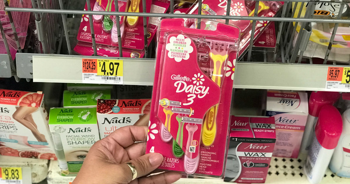 Gillette Daisy Disposable Razors ONLY 1.97 at Walmart Daily Deals