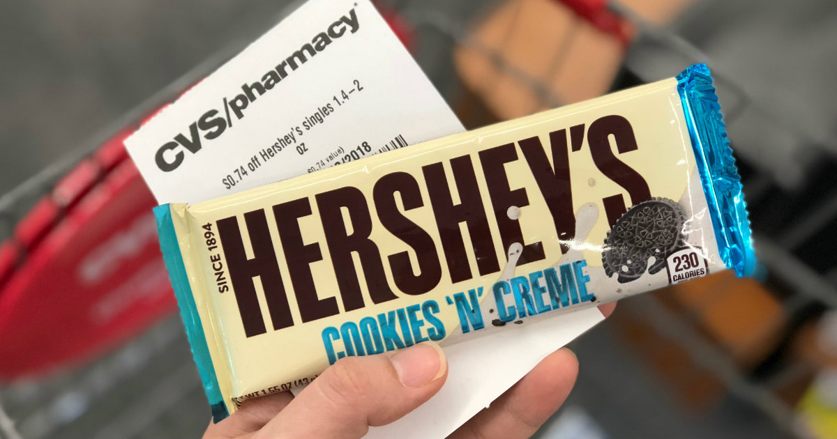 Hersheys Candy Bar deal at CVS