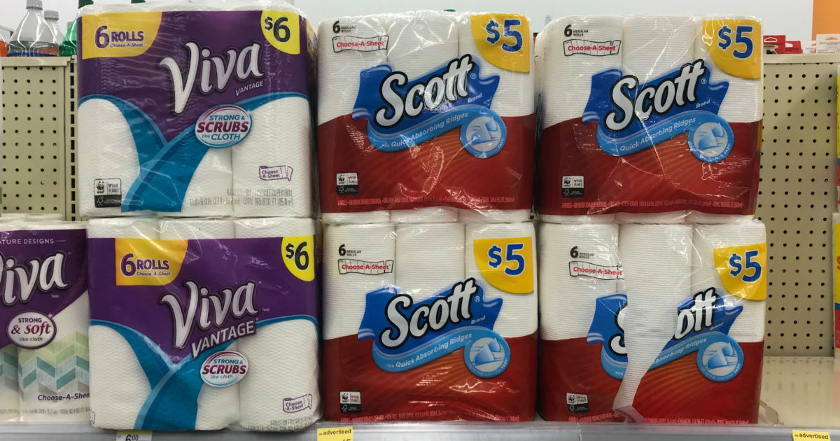 Scott Paper Towels at Walgreens for $3.50 a Pack