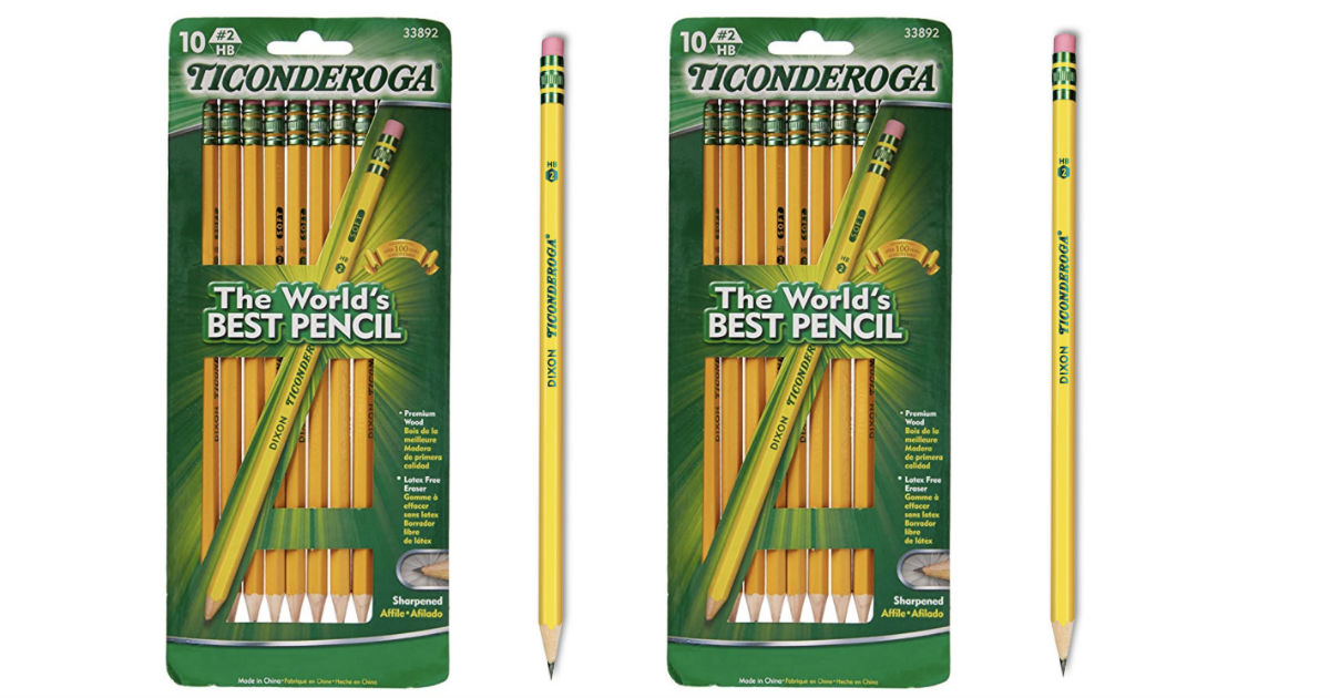 Ticonderoga 10-ct Pencils ONLY $0.99 at Walgreens