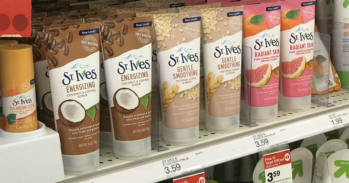 St. Ives Facial Scrub ONLY $0.92 at Target