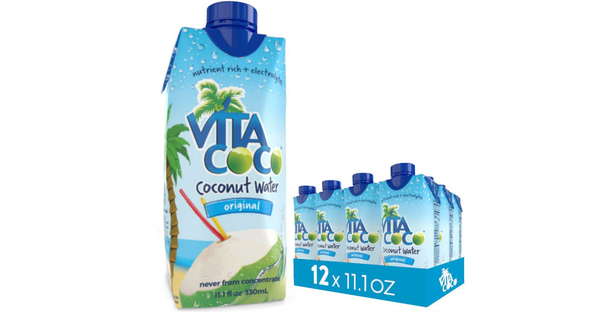 Vita Coco Coconut Water 12-Pack ONLY $9.99 at Amazon