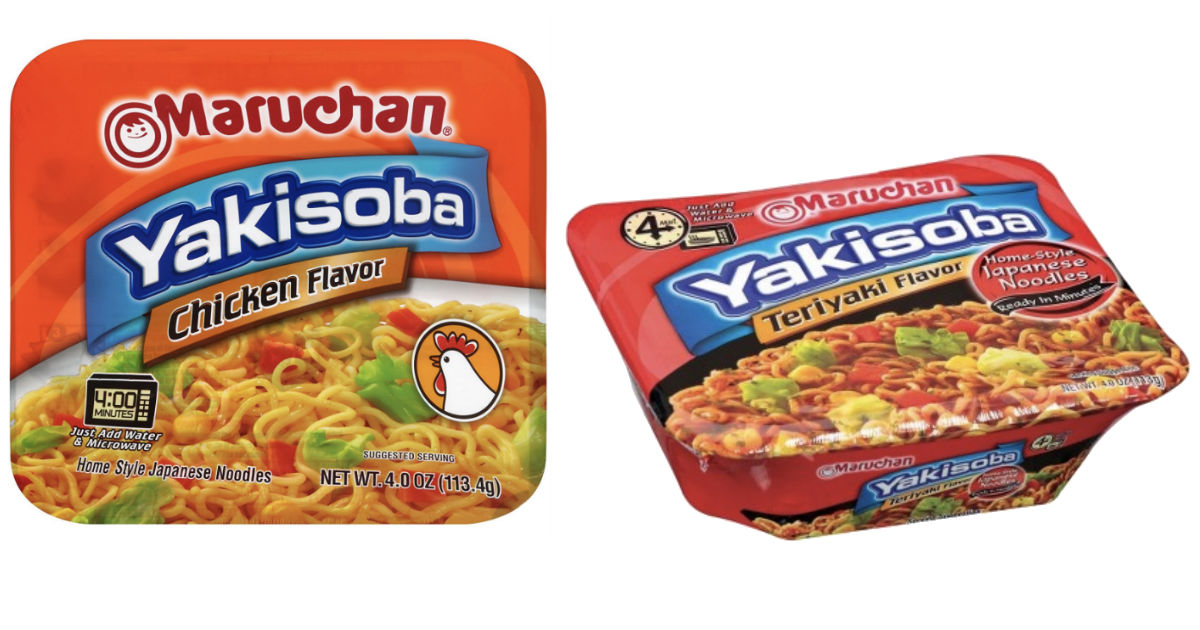 Maruchan Yakisoba Noodles ONLY $0.26 at Target with Coupon - Daily ...