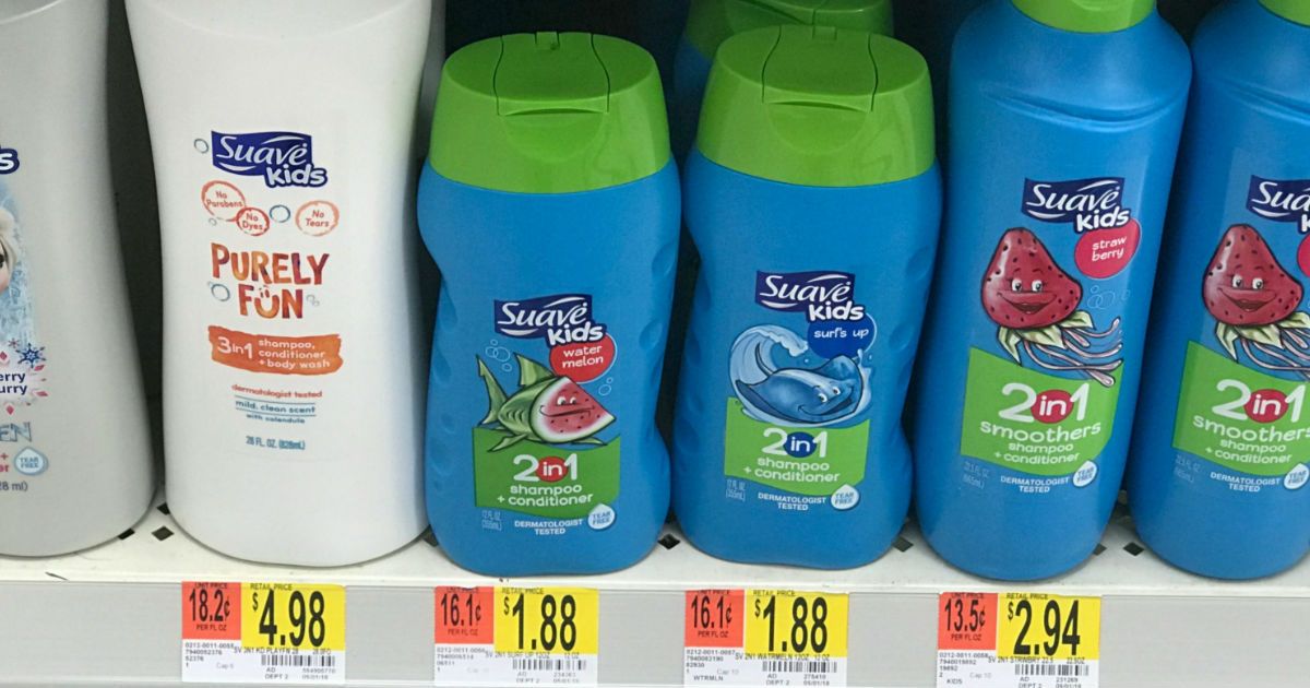 Suave Kids 2-in-1 Shampoo ONLY $0.88 at Walmart