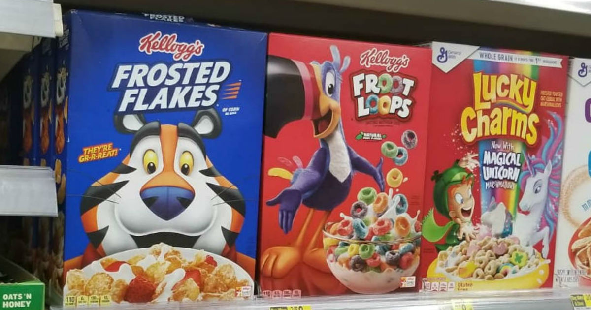 Kelloggs cereal deal at CVS