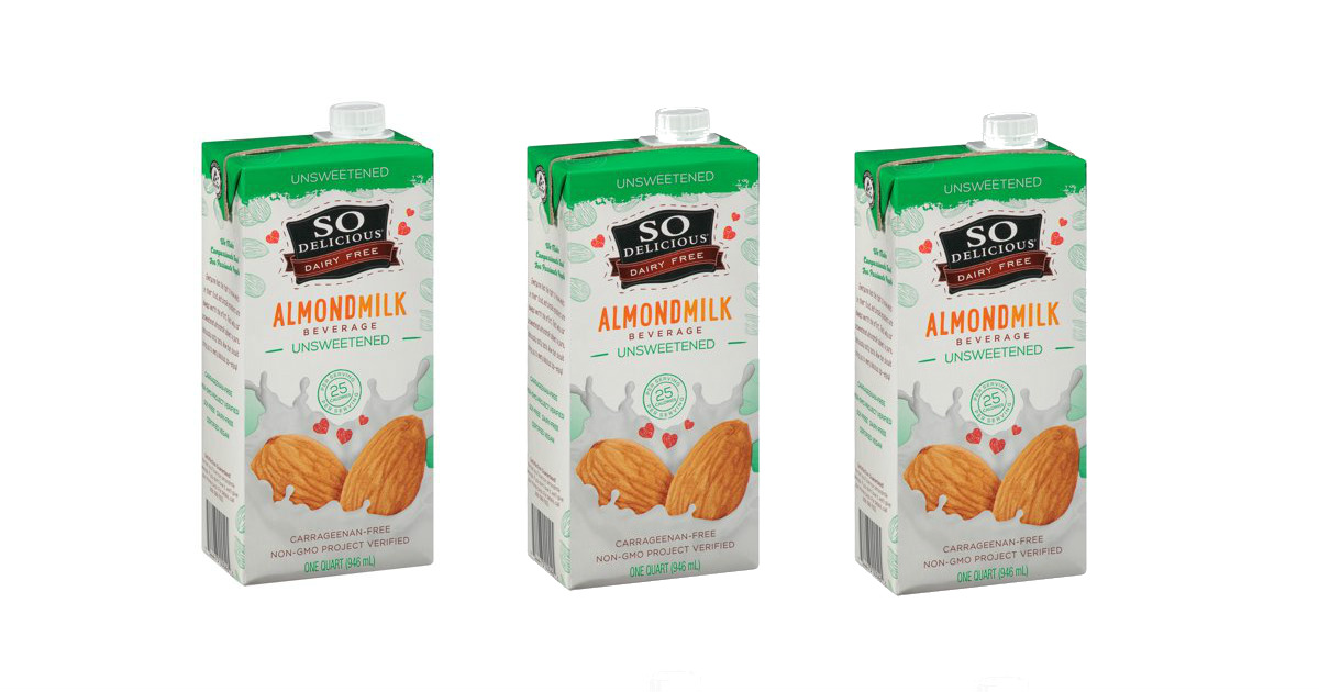 SoDelicious Almond Milk deal at Walmart