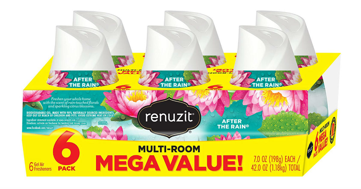 Renuzit Adjustable Air Freshener Gel 6Count ONLY 3.93 Daily Deals