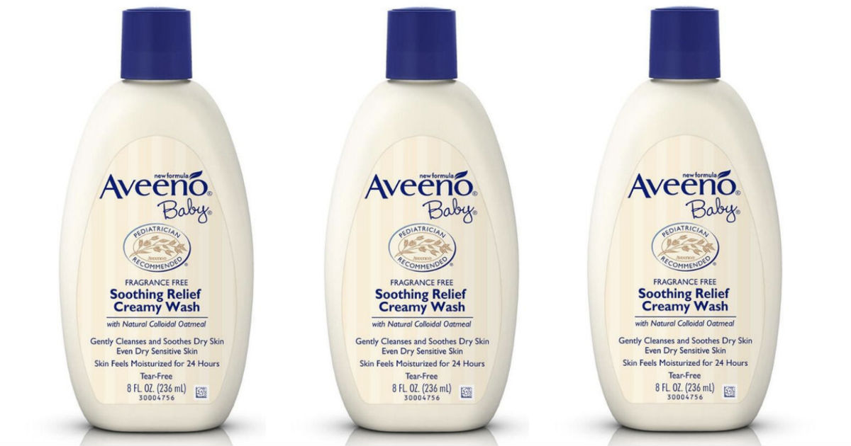 Aveeno Baby Soothing Relief Creamy Wash ONLY 2.27 at
