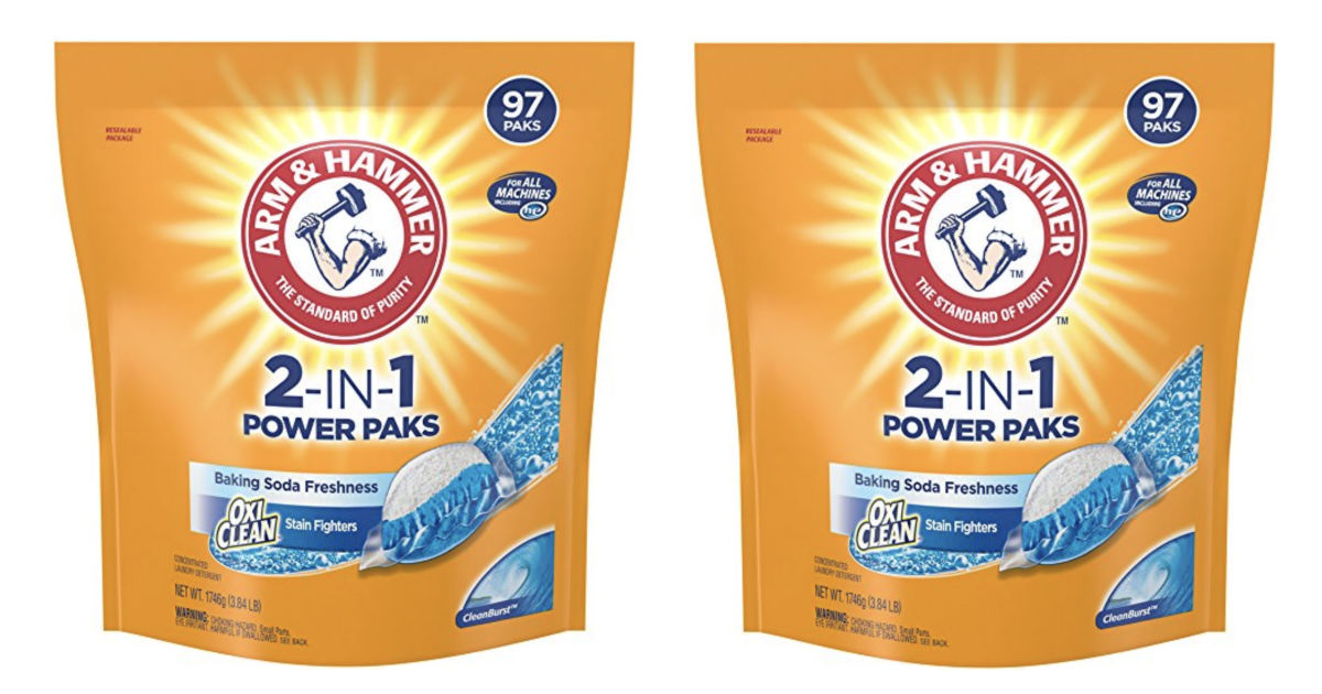 Arm & Hammer 2IN1 Laundry Detergent 17ct 3.52 Shipped Daily Deals
