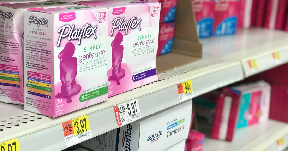 FREE Playtex Simply Gentle Glide Tampons at Walmart Daily Deals & Coupons