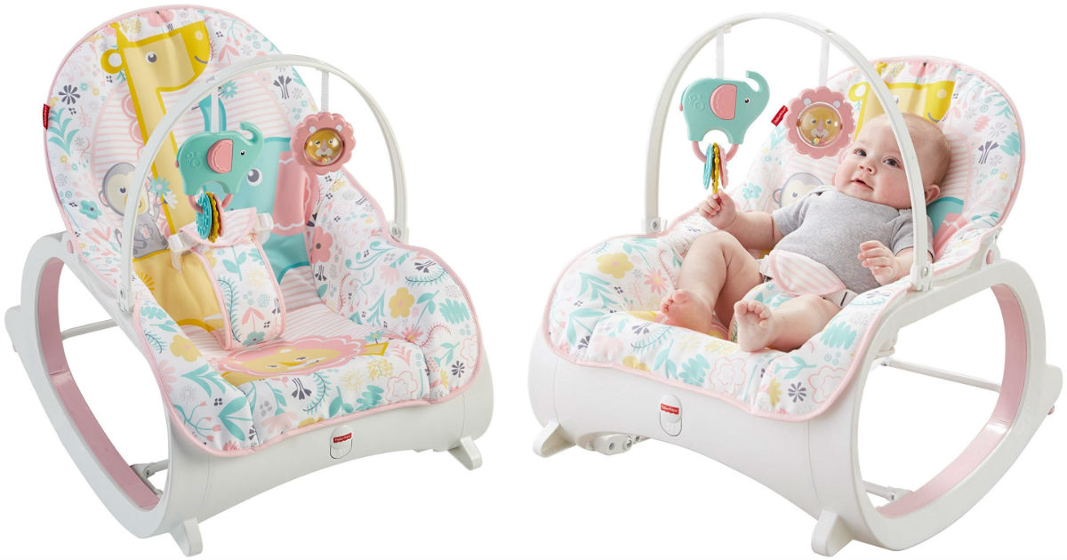 fisher price infant to toddler rocker pink