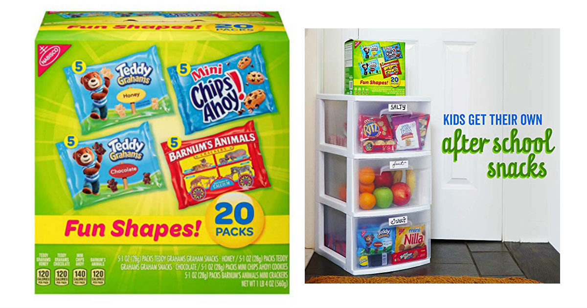 Nabisco Fun Shapes Cookie & Cracker Mix 20-ct ONLY $6.63 Shipped