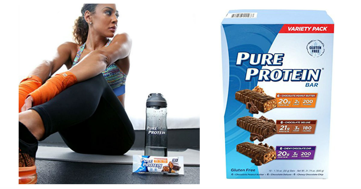 Pure Protein Bars 18-Count Variety Pack ONLY $13.99 at Amazon