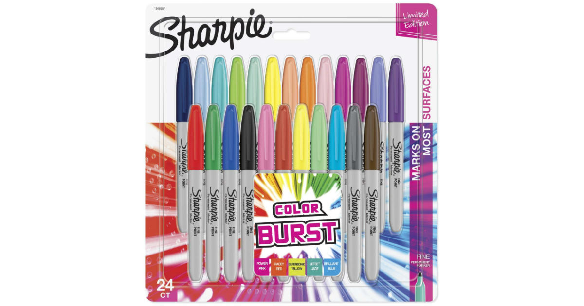 Sharpie Color Burst Markers on Amazon
