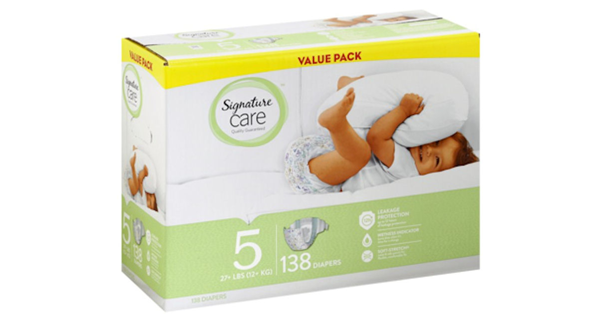 Free Sample of Signature Care Diapers Free Product Samples