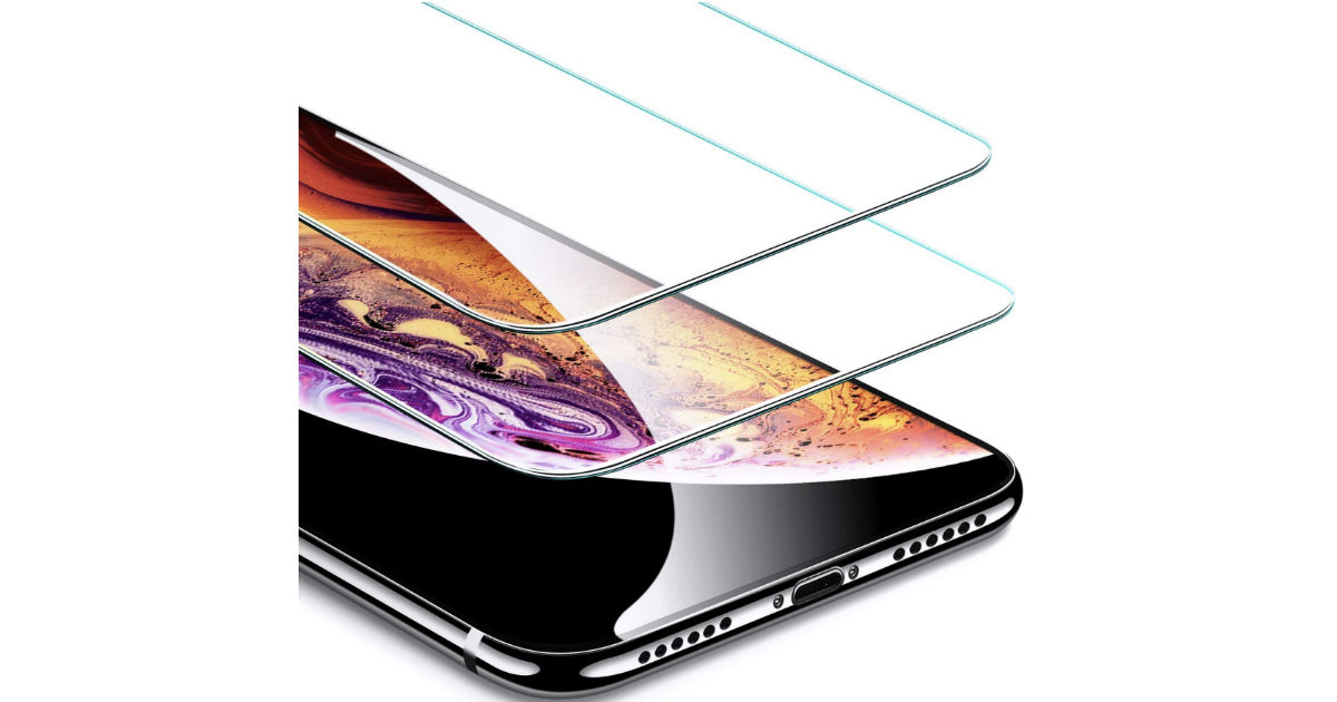ESR Tempered Glass Screen Protector for iPhone X/XS 2 Pk ONLY 3