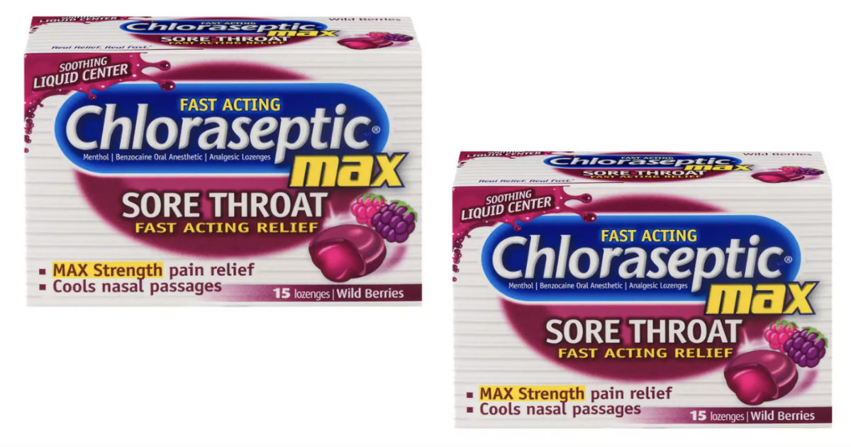 Chloraseptic Sore Throat Lozenges ONLY $1.30 at Target